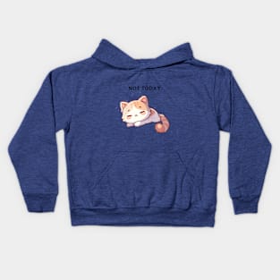 Lazy Kitten Kids Hoodie